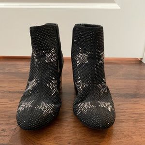 Women’s blingy star booties